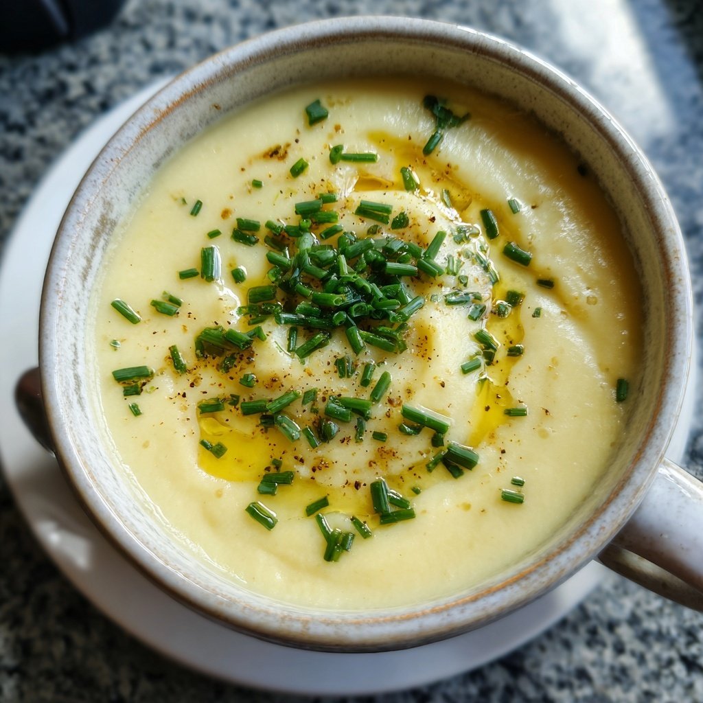 Blumenkohlsuppe mit Kartoffeln
