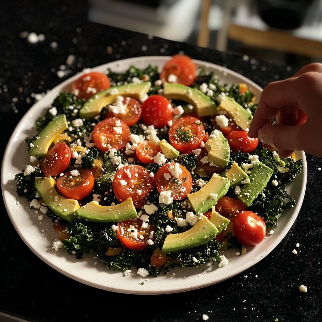 Wholesome Kale Delight – Frischer Salatgenuss
