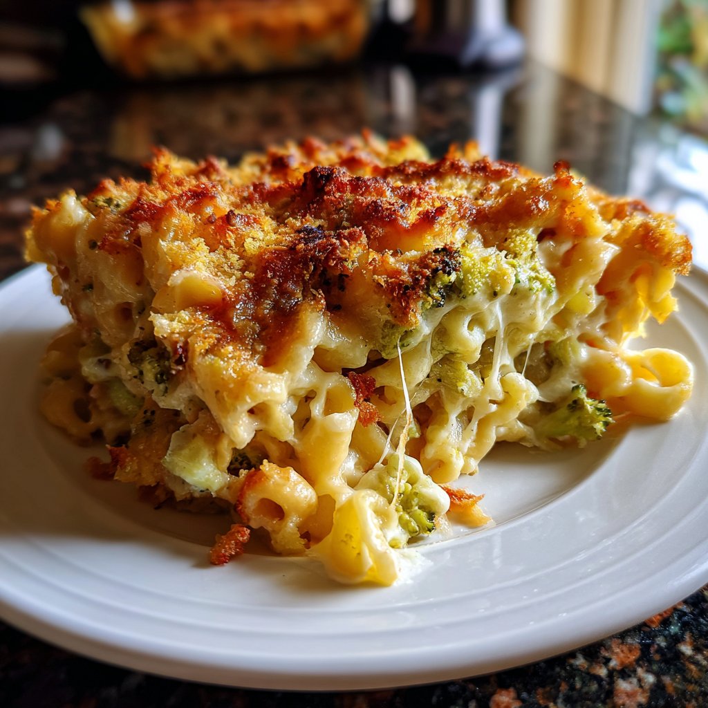 Brokkoli Nudel Auflauf