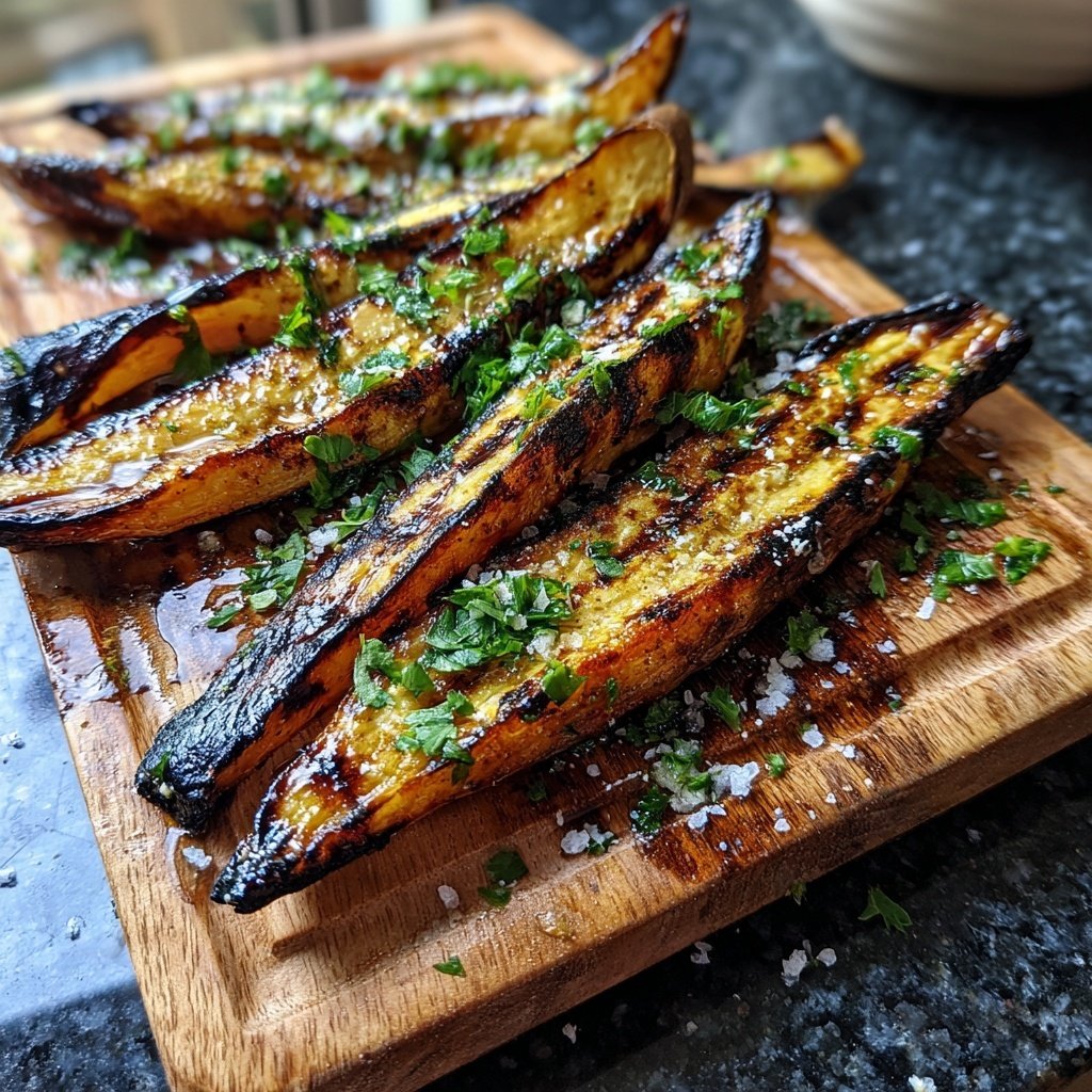 Gegrillte Süßkartoffeln Mit Kräutern