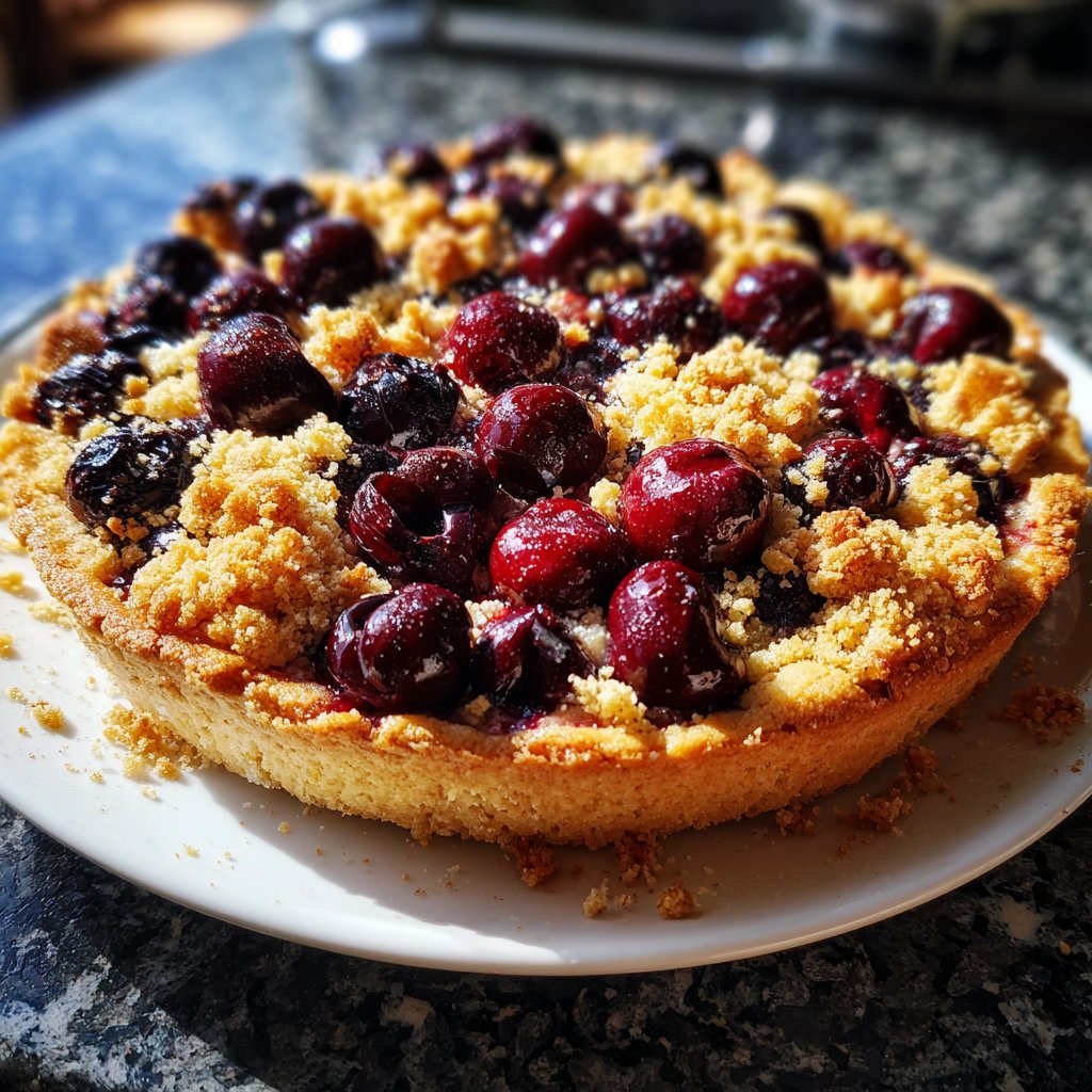Streuselkuchen Mit Kirschen