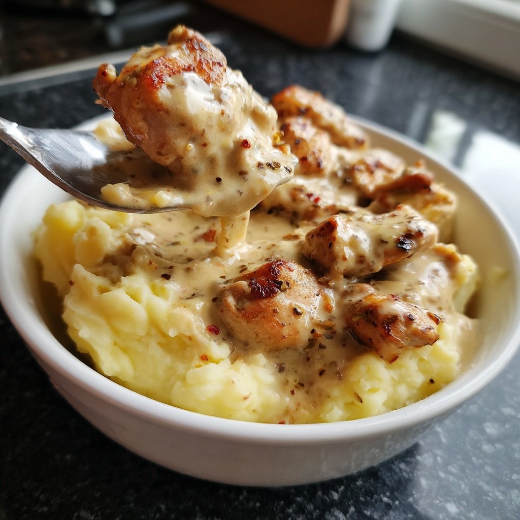 Hausmannskost Cremiges Hähnchen mit Kartoffelpüree