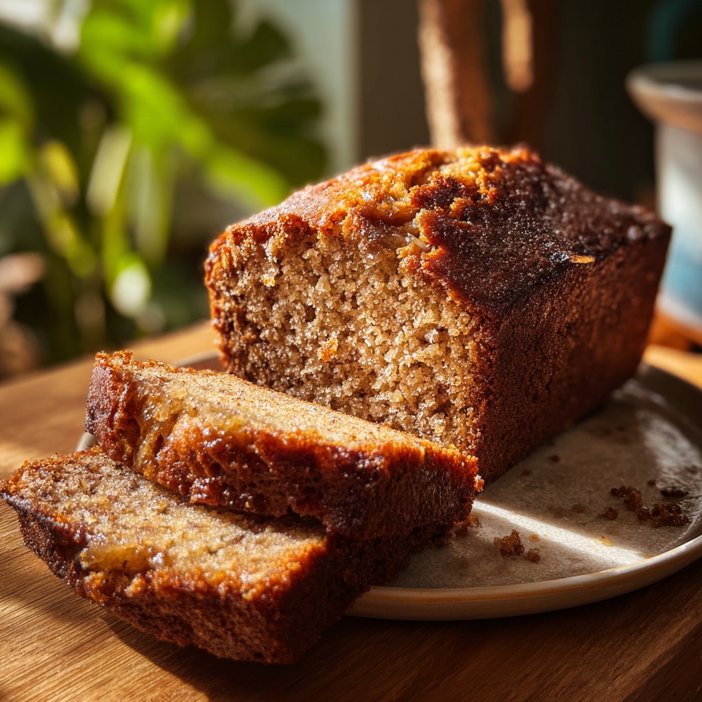 Bananenbrot mit Zimt und Honig