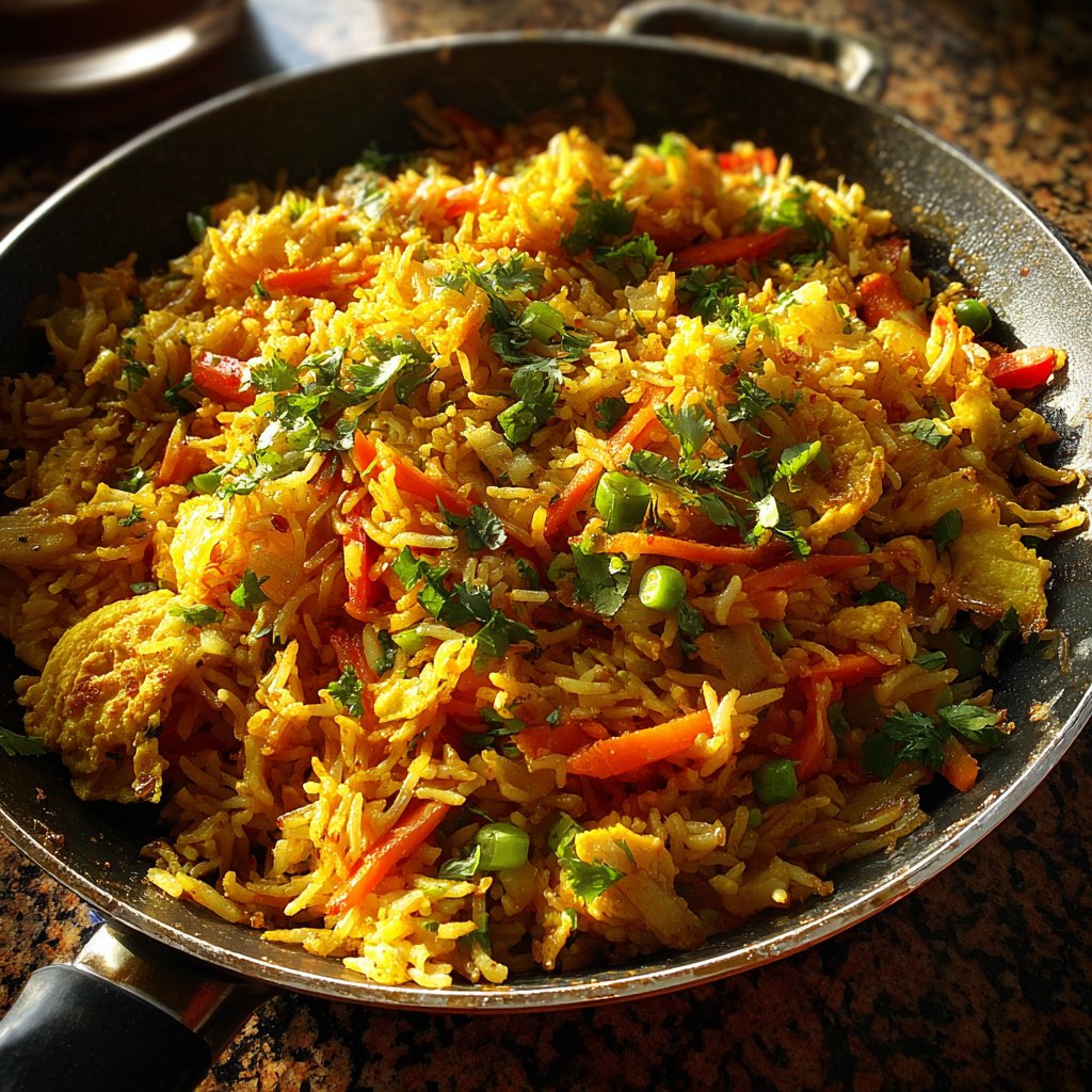 Gebratener Reis mit Ingwer