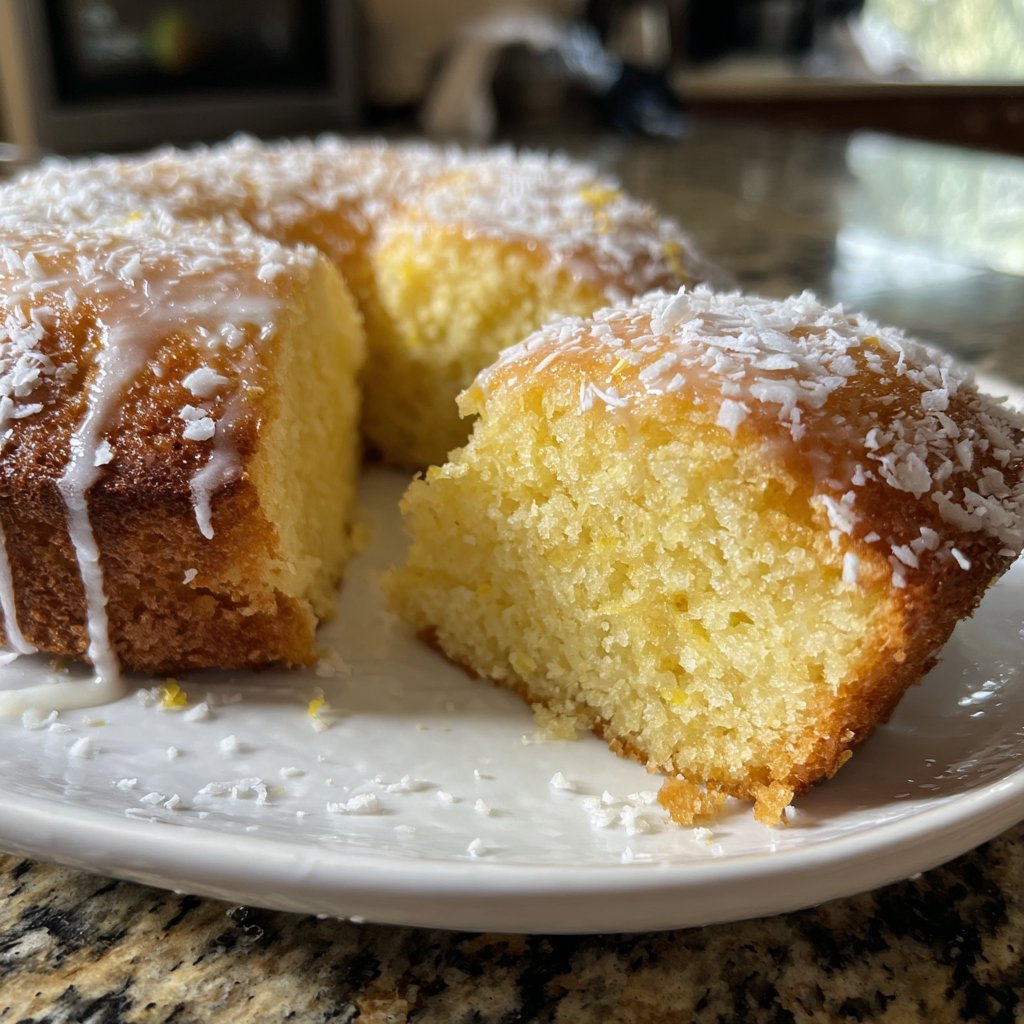 Zitronenkuchen mit Kokosmehl