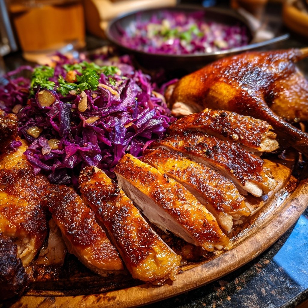 Saisonal & Festlich Weihnachtsgans mit Rotkohl
