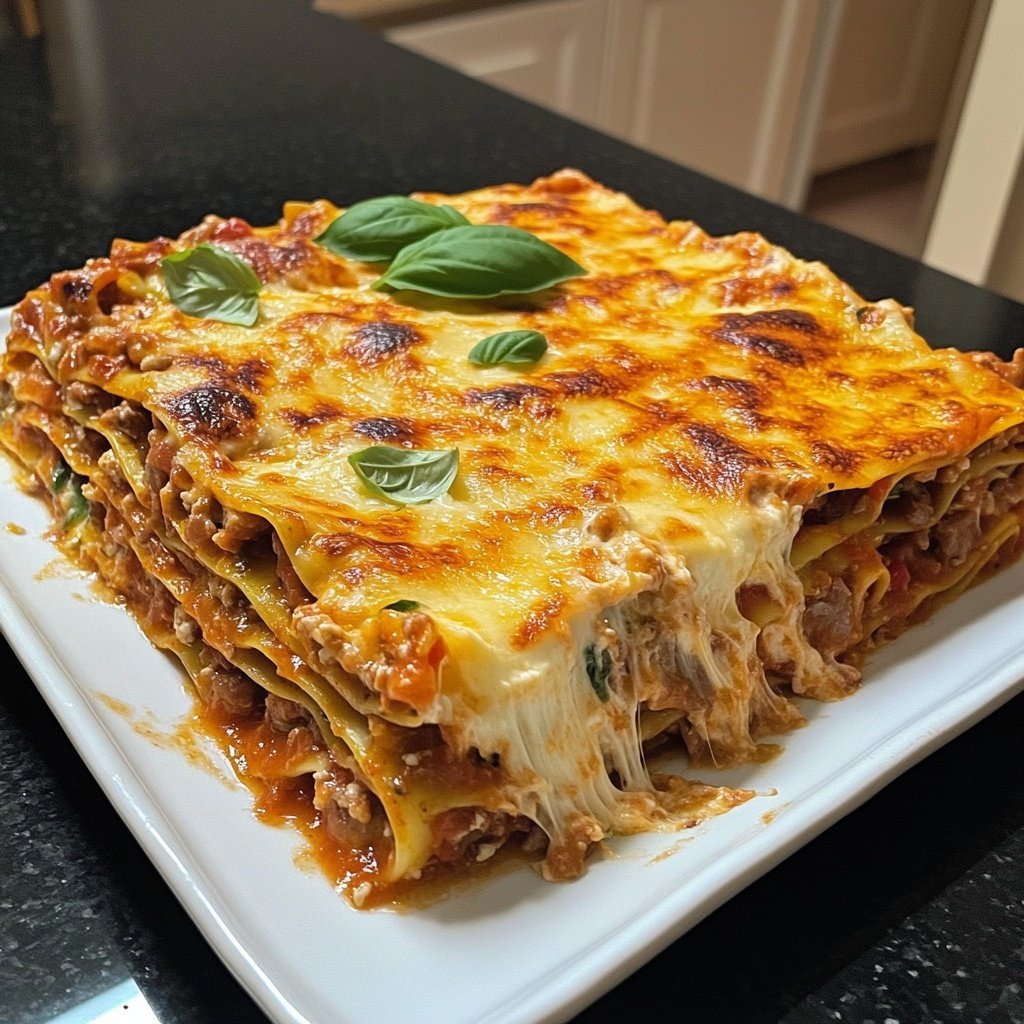 Lasagne mit cremiger Béchamelsauce