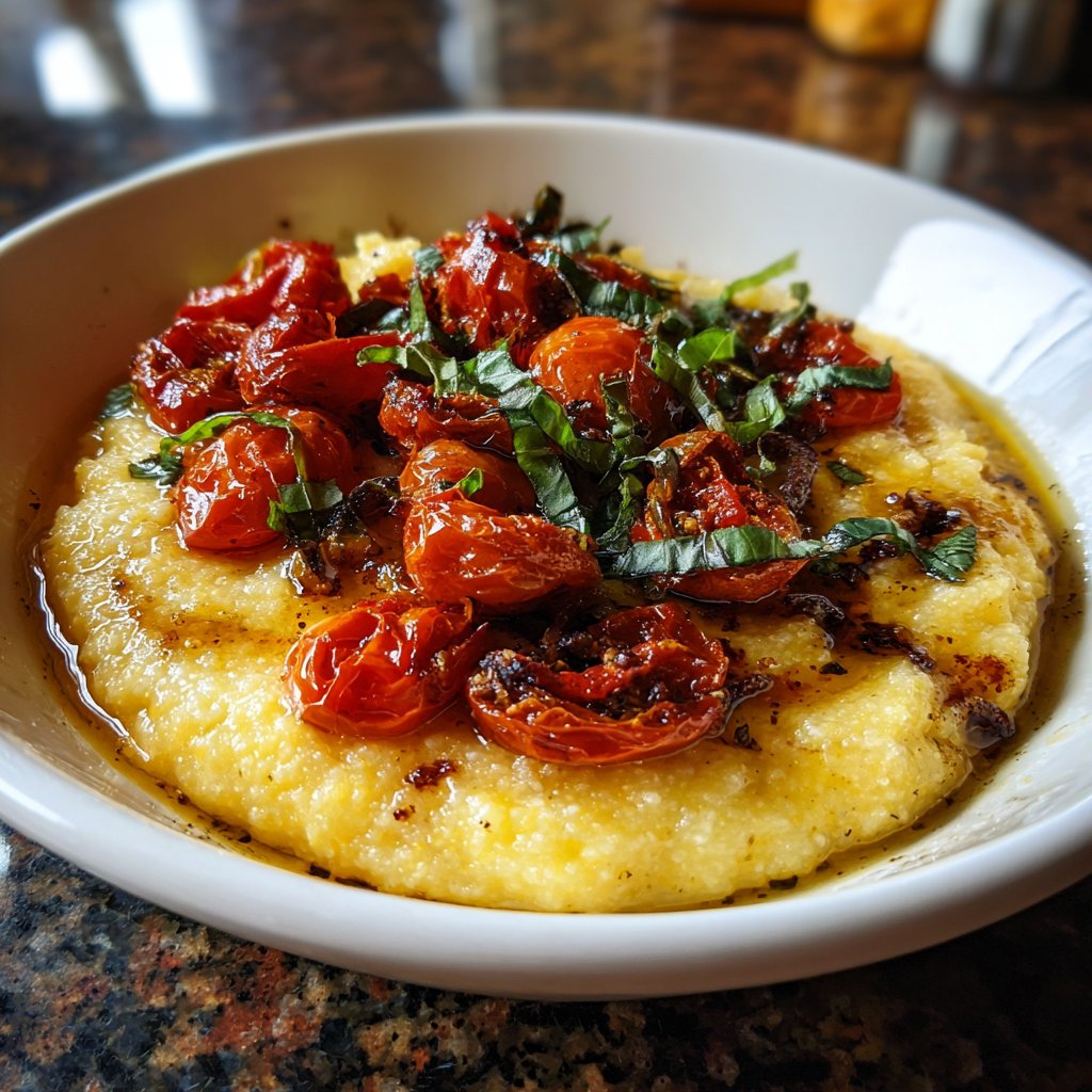 Polenta mit Ofentomaten
