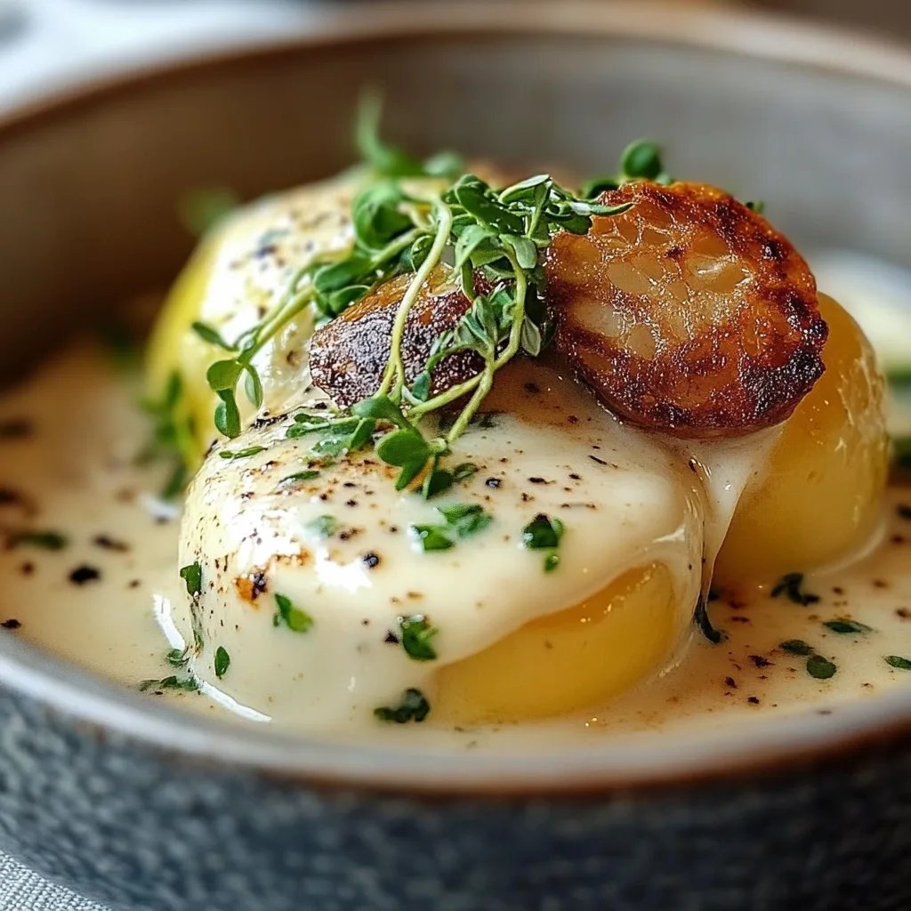 Rosenkohl in Frischkäse-Senfsauce