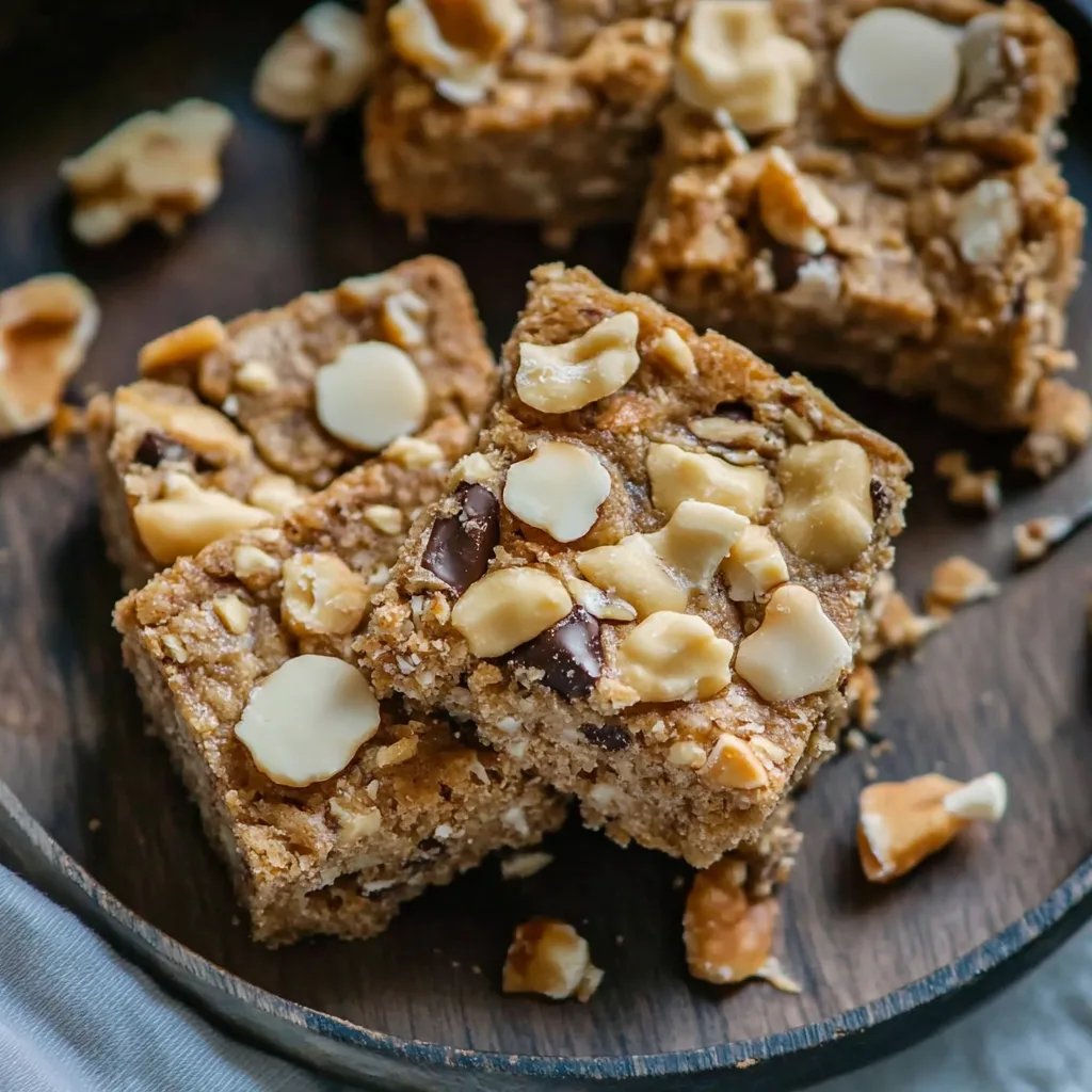 Mega leckere Erdnussbutter Riegel