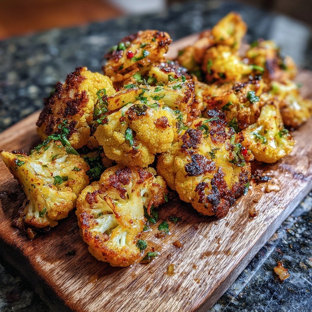 Blumenkohl Pfanne Mit Zitronen Saft