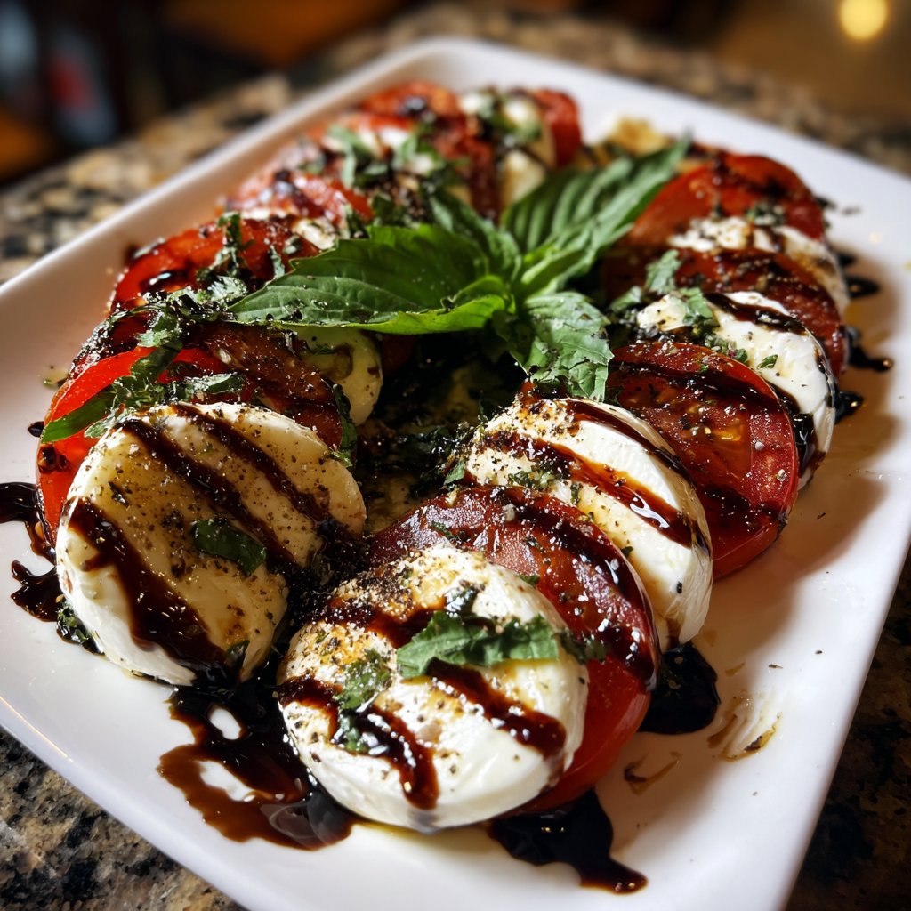 Caprese mit Büffelmozzarella